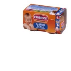 PLASMON OMOGENEIZZATO MANZO/POLLO 80 G X 2 PEZZI