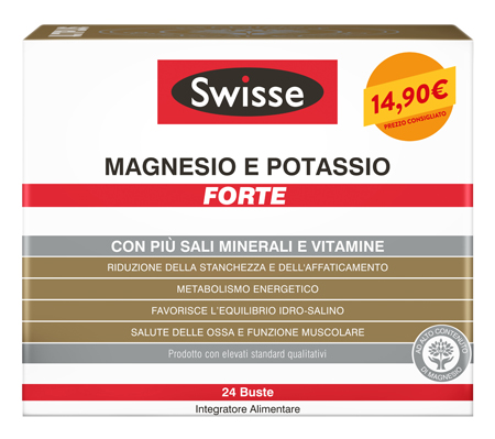 SWISSE MAGNESIO POTASSIO FORTE 24 BUSTINE