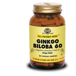 GINKGO BILOBA 60 60 CAPSULE VEGETALI