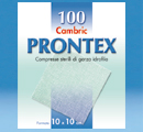 GARZA PRONTEX CAMBRIC 10X10CM 100 PEZZI