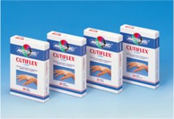 CEROTTO MASTER-AID CUTIFLEXMED STRIP TRASPARENTE IMPERMEABILE SUPPORTO IN POLIURETANO 4 FORMATI ASSORTITI 20 PEZZI