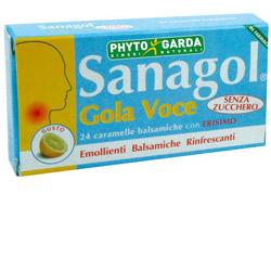 SANAGOL GOLA VOCE SENZA ZUCCHERO LIMONE 24 CARAMELLE