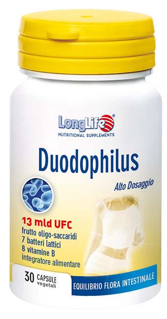 LONGLIFE DUODOPHILUS 30 CAPSULE VEGETALI