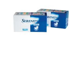 PANNOLONE PER INCONTINENZA FORMATO RETTANGOLARE SENZA BARRIERA SERENITY 30 PEZZI