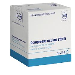 ALVITA COMPRESSA OCULARE STERILE 10 PEZZI