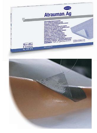 MEDICAZIONE CON ARGENTO ATRAUMAN AG 10X10CM 10 PEZZI