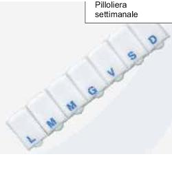 PILLOLIERA SETTIMANALE PLASTICA