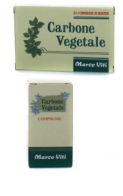 CARBONE VEGETALE 25 COMPRESSE