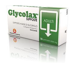 GLYCOLAX 18 SUPPOSTE GLICEROLO 2500MG