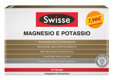 SWISSE MAGNESIO POTASSIO 24 BUSTINE