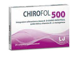 CHIROFOL 500 20 COMPRESSE GASTRORESISTENTI