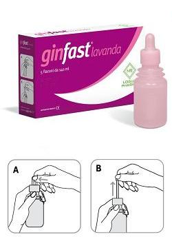 LAVANDA VAGINALE GINFAST CONFEZIONE DA 5 FLACONCINI DA 140ML