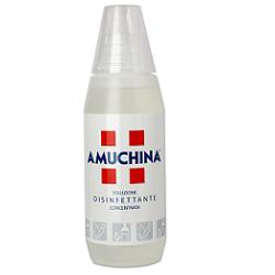 DISINFETTANTE IGIENIZZANTE A BASE DI IPOCLORITO DI SODIO ANTIMICROBICO AD AMPIO SPETTRO D’AZIONE AMUCHINA LIQUIDA 100% 500 ML