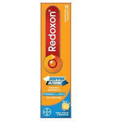 REDOXON DOPPIA AZIONE 15 COMPRESSE EFFERVESCENTI VITAMINA CZINCO ARANCIA E MANDARINO 45,78 G