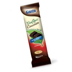GIUSTO SENZA ZUCCHERO CIOCCOLATO CON STEVIA  FONDENTE 35 G