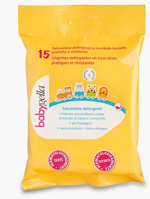 BABYGELLA SALVIETTINE DETERGENTI PER 15