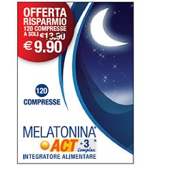 MELATONINA ACT 1MG +3 COMPLEX 120 COMPRESSE