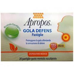APROPOS GOLA DEFENS MENTOLO EUCALIPTOLO 20 PASTIGLIE