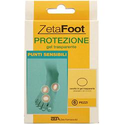 ZETAFOOT GEL TRASP PUNTI SENSIB 6PZ