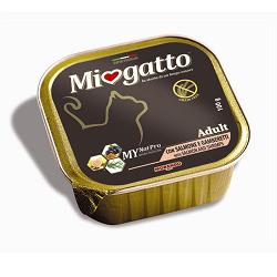 MIOGATTO ADULT SALMONE/GAMBERETTI GRAIN FREE 100 G