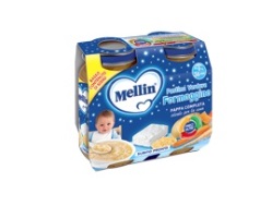 MELLIN CENA COMPLETA PASTINA VERDURE FORMAGGINO 2 PEZZI 200G