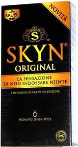 PROFILATTICO ANSELL AKUEL SKIN ORIGINAL B 6 PEZZI