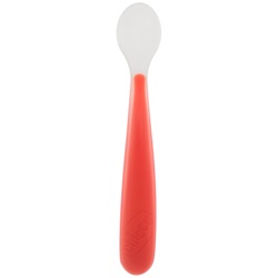 CHICCO CUCCHIAIO MORBIDO SILICONE 6M+ ROSSO UP