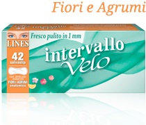 LINES INTERVALLO VELO FIORI E AGRUMI 42 PEZZI COUPON