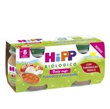 HIPP BIO HIPP BIO OMOGENEIZZATO SUGO POMODORO MOZZARELLA 2X80 G