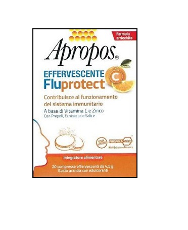 APROPOS FLUPROTECT EFFERVESCENTE C 20 COMPRESSE