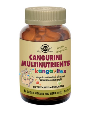 CANGURINI MULTINUTRIENTS FRUTTI TROPICALI 60 COMPRESSE