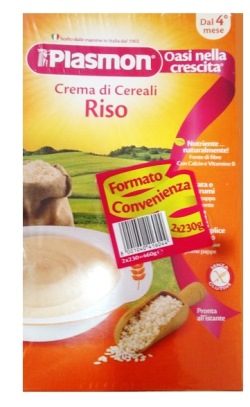 PLASMON CEREALI CREMA DI RISO E MAIS 2 X 230 G