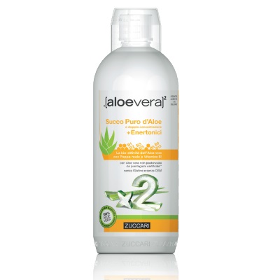 ALOEVERA2 SUCCO PURO D’ALOE DOPPIA CONCENTRAZIONE + ENERTONICI 1 LITRO