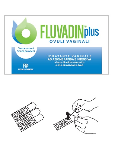 OVULI VAGINALI FLUVADIN PLUS 10 PEZZI