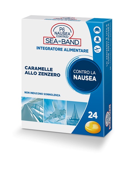 P6 NAUSEA CONTROL CARAMELLE ANTI NAUSEA VIAGGIO ALLO ZENZERO24 PEZZI