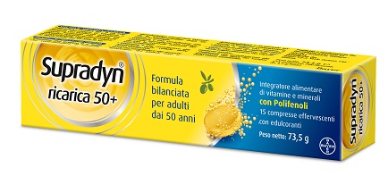 SUPRADYN RICARICA 50+ 15 COMPRESSE EFFERVESCENTI