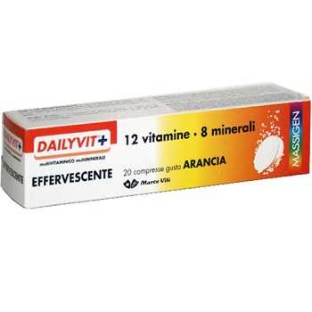 DAILYVIT+ 12 VITAMINE 8 MINERALI EFFERVESCENTE 20 COMPRESSE