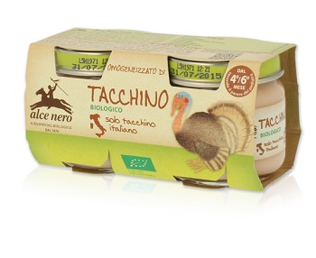 OMOGENEIZZATO DI TACCHINO BABY FOOD BIO 2 X 80 G