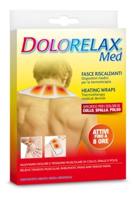 FASCIA RISCALDANTE SAGOMATA DOLORELAX 2 PEZZI