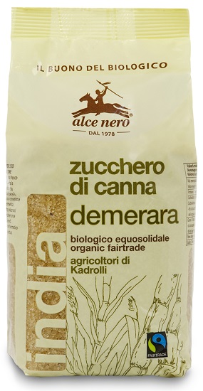 ZUCCHERO DI CANNA DEMERARA BIO INDIA FAIRTRADE 500 G