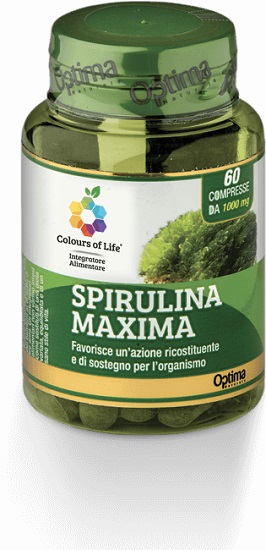 COLOURS OF LIFE SPIRULINA MAXIMA 60 COMPRESSE 1000 MG