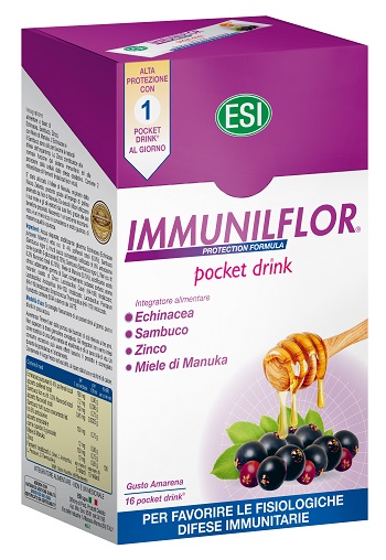 ESI IMMUNILFLOR 16 POCKET DRINK X 20 ML