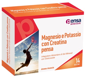 MAGNESIO E POTASSIO CON CREATINA ARANCIA PENSA 14 BUSTINE