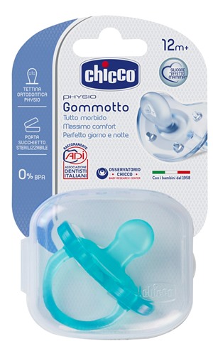 CHICCO GOMMOTTO IN SILICONE BOY 16-36 MESI 1 PEZZO