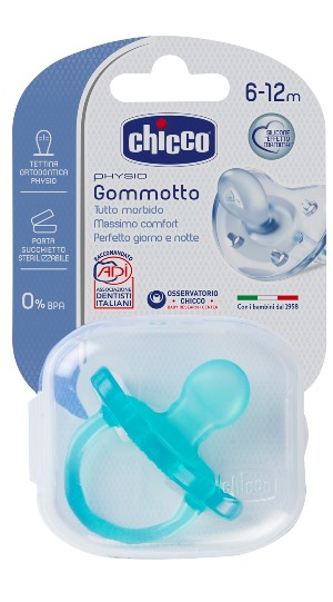 CHICCO GOMMOTTO IN SILICONE BOY 6-16 MESI 1 PEZZO