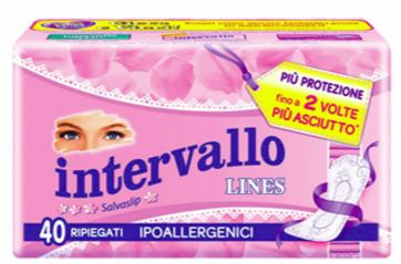 PROTEGGISLIP LINES INTERVALLO RIPIEGATO 40 PEZZI