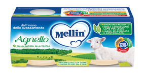 MELLIN OMOGENEIZZATO AGNELLO 2 PEZZI X 80 G