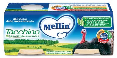 MELLIN OMOGENEIZZATO TACCHINO 4X80 G