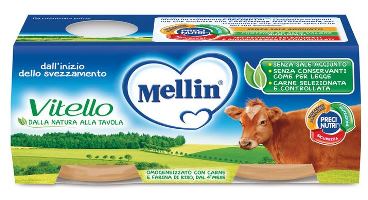 MELLIN OMOGENEIZZATO VITELLO 2 X 120 G