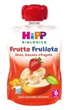 HIPP BIO FRUTTA FRULLATA MELA BANANA FRAGOLA 90 G